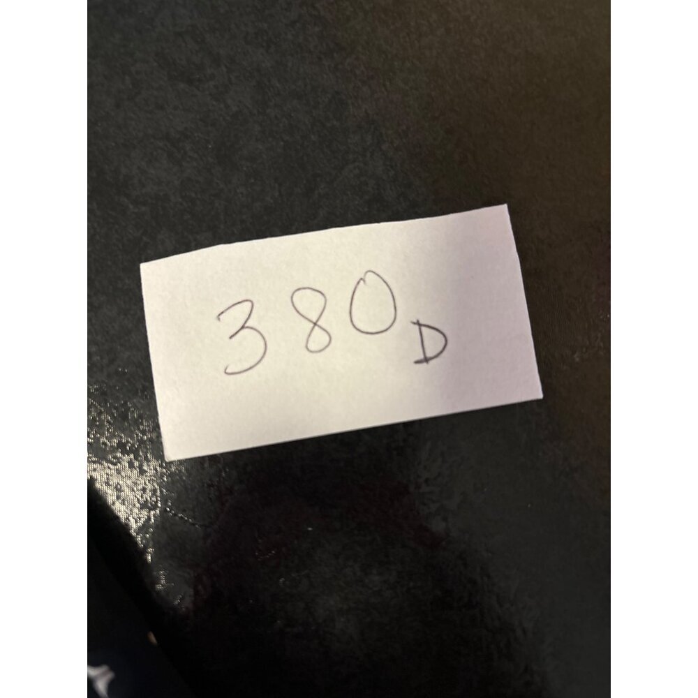 Halston Black Patterned Button Front Long Sleeve … - image 7